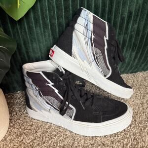 Vans Sk8 Hi Bolt Chrome Flash Suede Canvas Sneakers - Men’s 6 Women’s 7.5